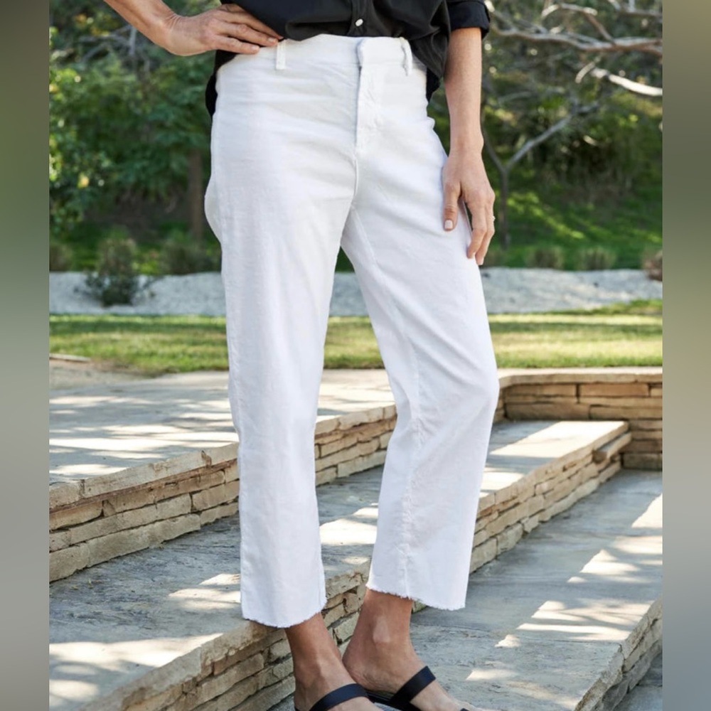 Italian linen white pant